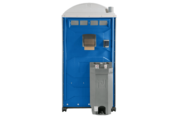 Deluxe portable restroom rental